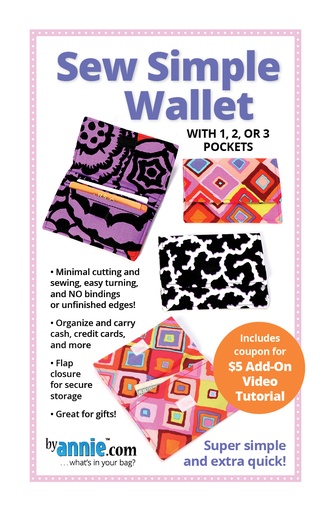 [PBA304] Sew Simple Wallet