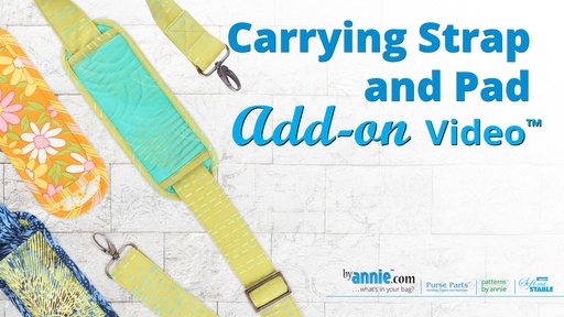 Make a Carrying Strap and Pad | Pattern & Videos