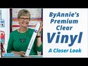 Vinyl, clear - 15yd x 54" - 16 gauge