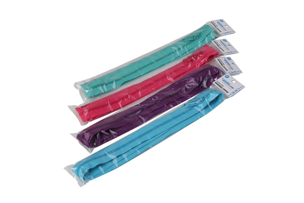 40" Handbag Zippers - Double Slide