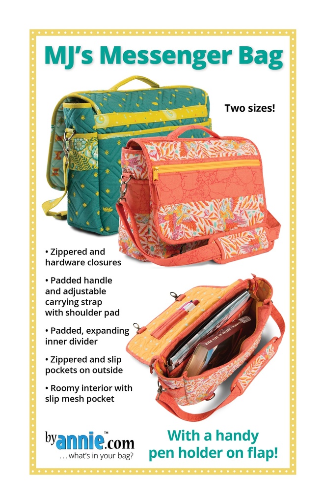 MJ's Messenger Bag - By Annie MJ's Messenger Bag - By Annie