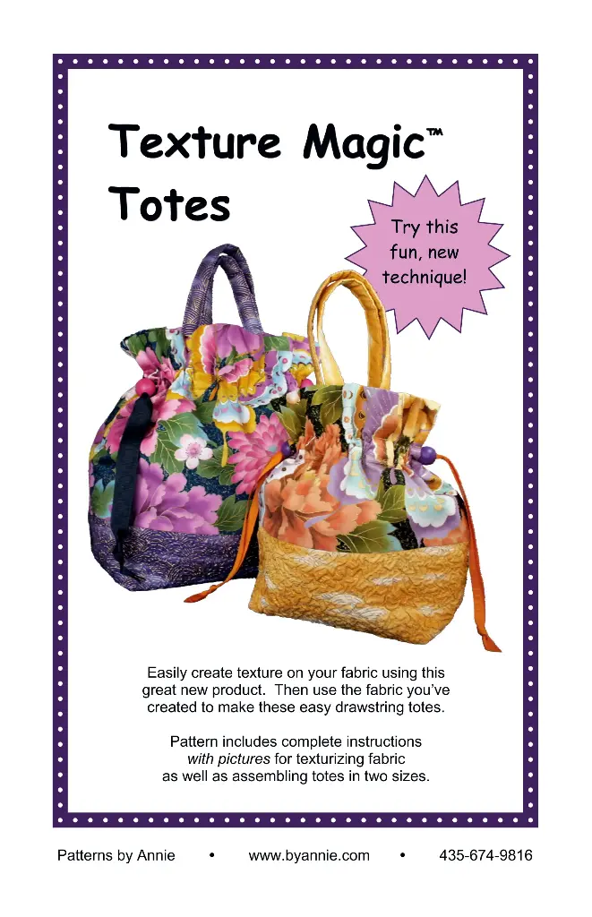Texture Magic Totes