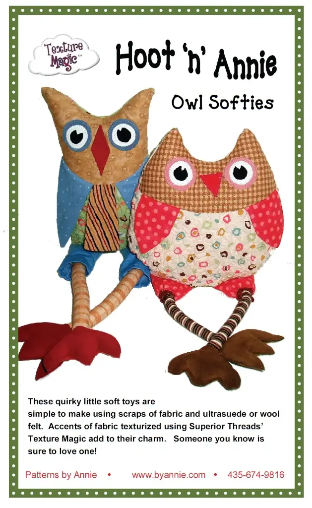 Hoot 'n' Annie Owl Softies