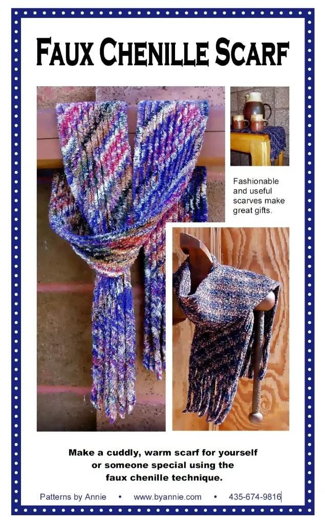 Faux Chenille Scarf