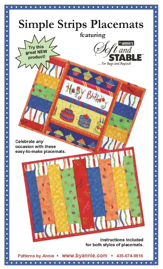 Simple Strips Placemats