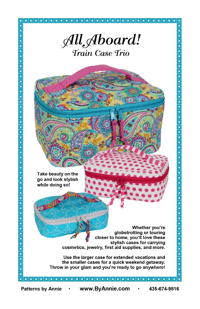 All Aboard! Train Case Trio