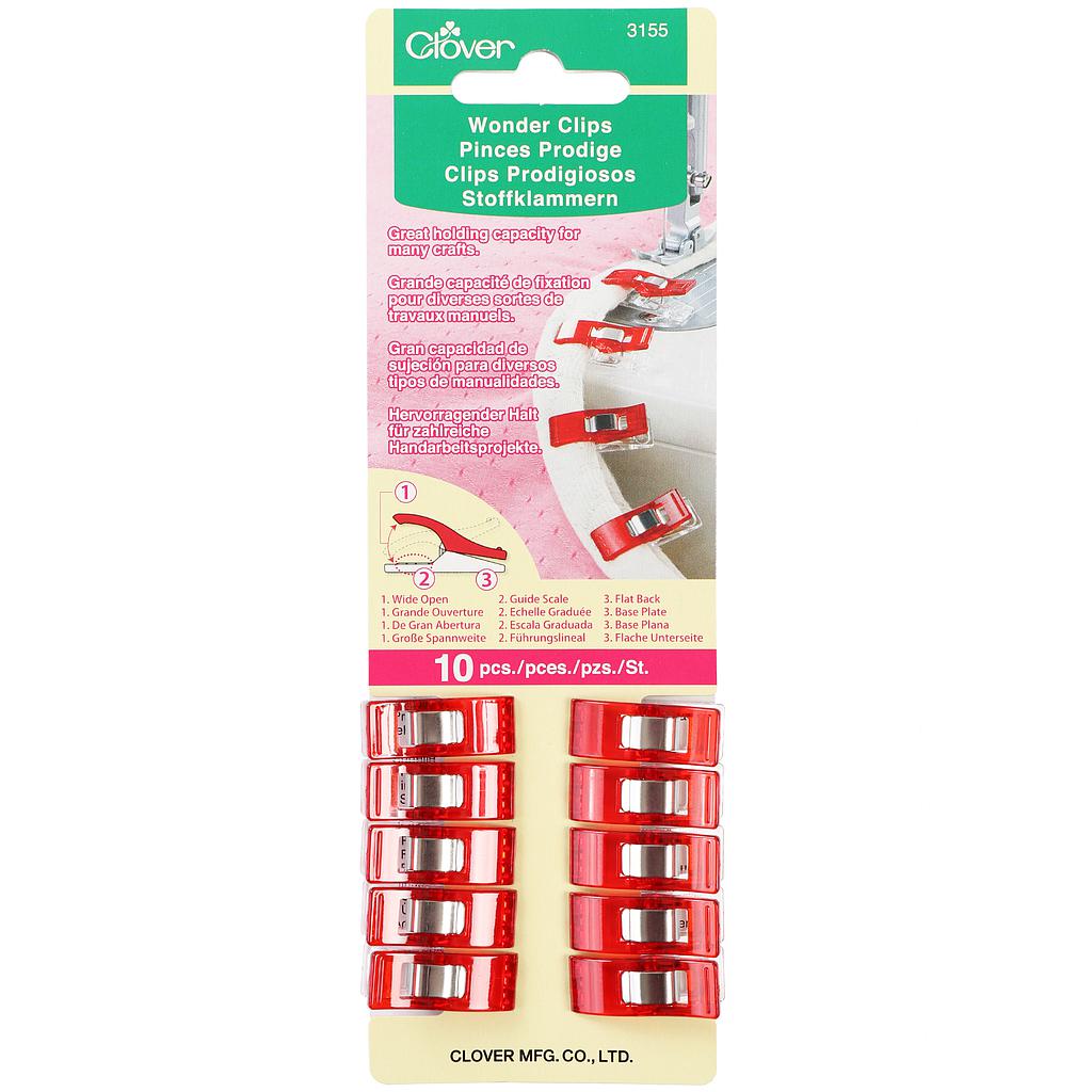 Wonder Clips - 10 pack - Red