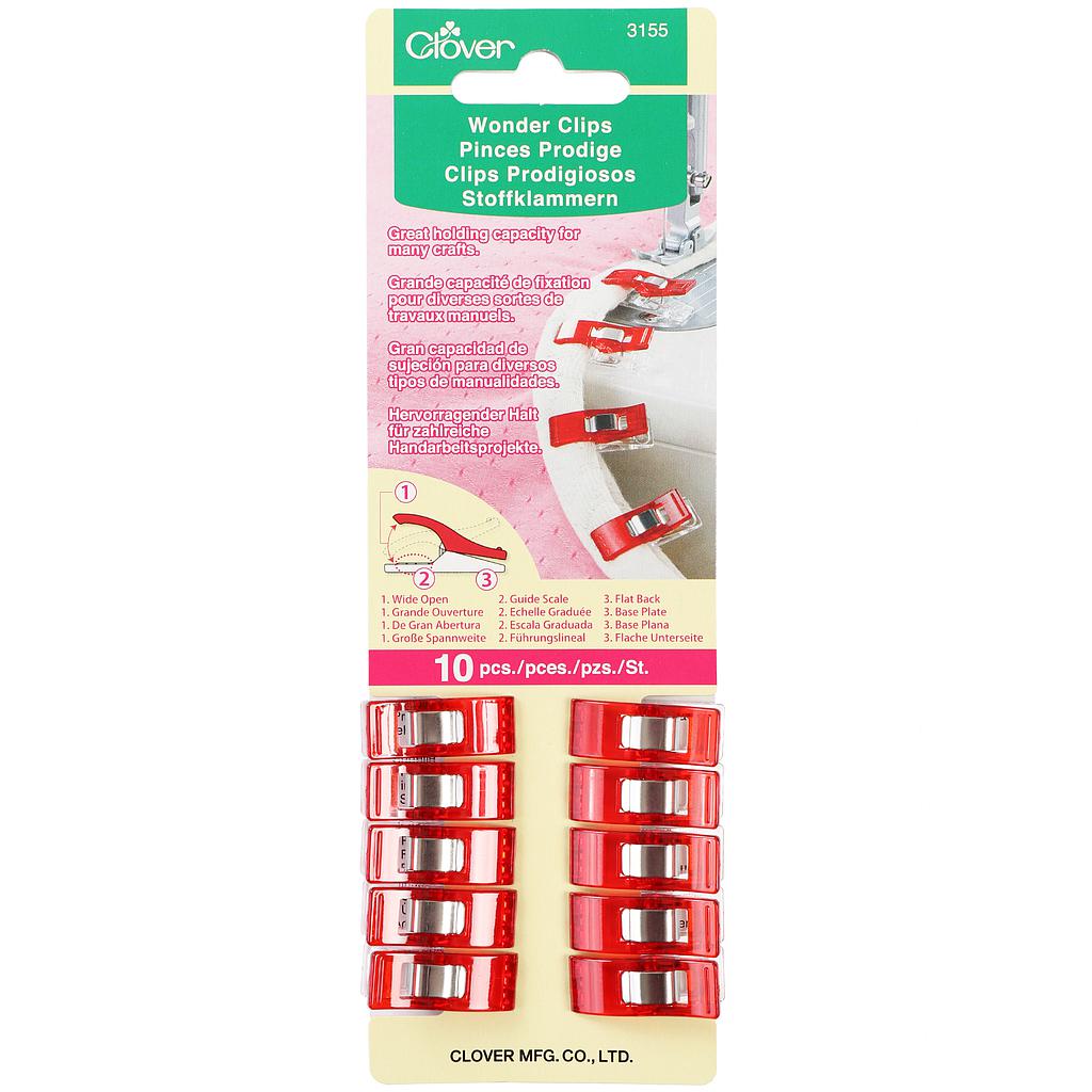 Wonder Clips - 10 pack - Red