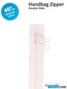 40" Handbag Zippers - Double Slide