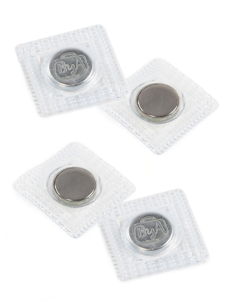 ByAnnie's Sew-In Magnetic Snaps - 14mm - Set of Two (Nickel)