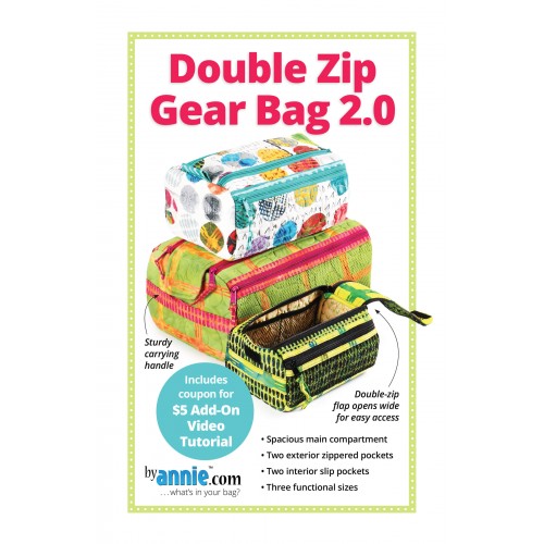 Double Zip Gear Bag 2.0 | ByAnnie.com
