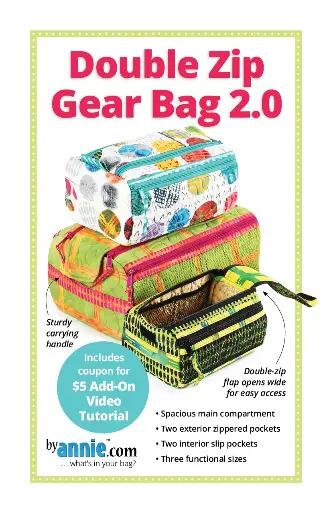 [PBA257-2] Double Zip Gear Bag 2.0