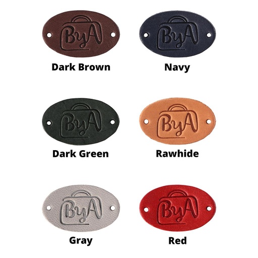 Leather Labels - ByA - 5pc