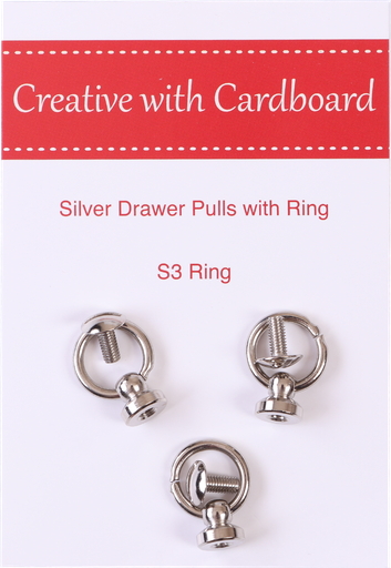 [rS3-DP] Silver Drawer Pulls with Ring