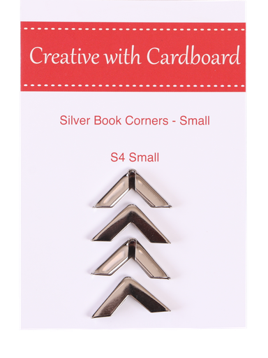 [rS4-Small] Silver Book Corners Small