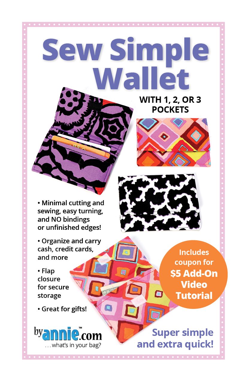 Sew Simple Wallet - By Annie
