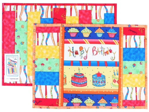 [M-PBA210-02] Model - Simple Strips Placemats #02