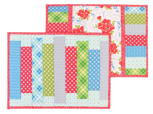 [M-PBA210-04] Model - Simple Strips Placemats #04