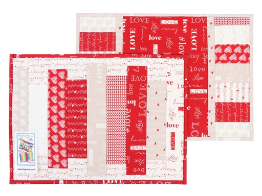 [M-PBA210-06] Model - Simple Strips Placemats #06