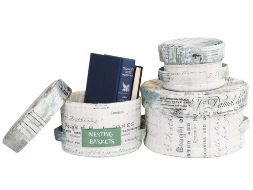 [M-PBA240-13] Model - Nesting Baskets #13