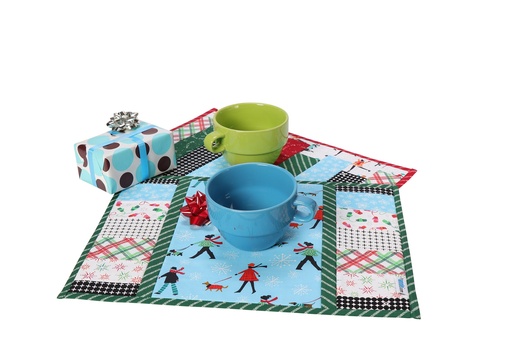 [M-PBA210-08] Model - Simple Strips Placemats #08