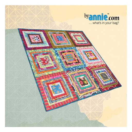 [M-LWD205-04] Model - Pleated Log Cabin #04