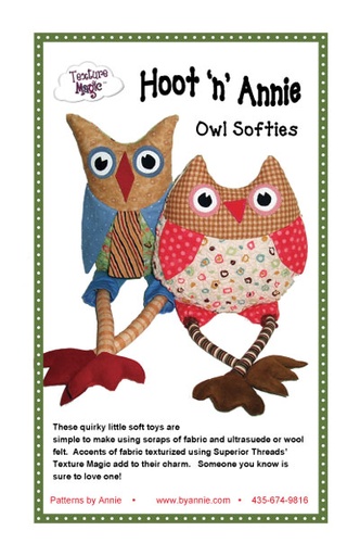 [PBA117] Hoot 'n' Annie Owl Softies