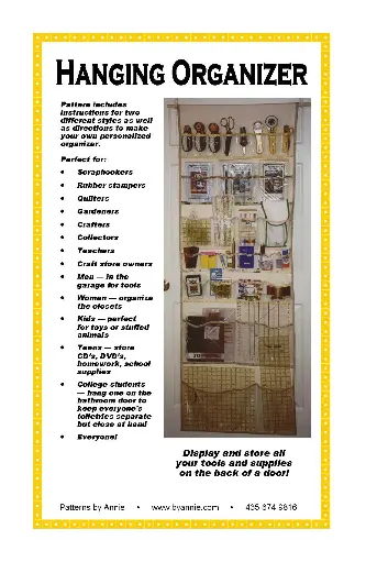 [PBA136] Hanging Organizer