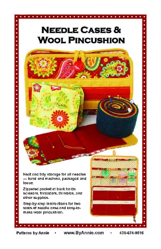 [PBA144] Needle Case & Wool Pincushion