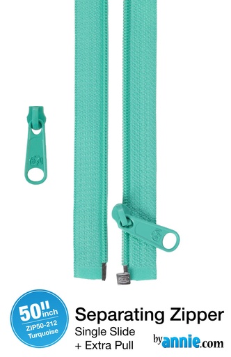 50" Separating Zipper + Extra slide
