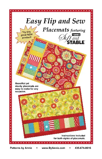 [PBA208] Easy Flip and Sew Placemats