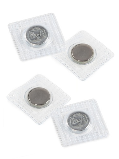 [HAR-MAG-N-TWO] ByAnnie's Sew-In Magnetic Snaps - 14mm - Set of Two (Nickel)