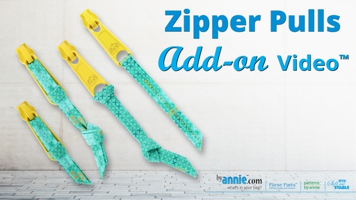 Zipper Pulls | Pattern & Videos
